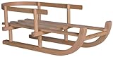Holz - Wenzel- Slitta per Bambole, Colore Wood-Coloured, 350413