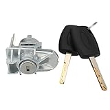 1552849 - Serratura + barilotto porta anteriore sinistra compatibile per Ford Focus S-Max C-Max + 2 chiavi