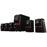 Sistema audio 5.1 Akai HT014A-5086F USB, SD, MP3, Bluetooth 105W RMS, Nero