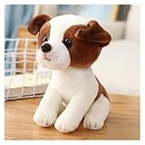 Peluche Di Cane Di Simulazione, 20Cm Realistici Cuccioli Di Peluche Animali Soffici Regali Di Peluche for Ragazzi Ragazze Compleanno(Jack Russell Terrier)