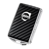 Guscio di ricambio per chiave auto per Volvo S60 S90 XC40 XC60 XC90 V60 V90, regalo per uomo e donna (Carbon Fiber Black)