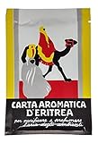 Casanova Carta d'Eritrea 60 Listelli biologici eliminano i cattivi odori, purificano gli ambienti, cartine da bruciare profumate, atossiche