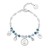 Brosway Bracciale Donna in Acciaio e Cristalli/pietre Naturali con Simbolo Luna | Collezione Chakra - BHKB133