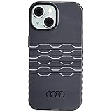 Audi Custodia IML AU-IMLMIP15-A6/D3-BK per iPhone 15/14/13 6,1 Pollici Nero