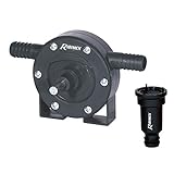 Ribimex Pompa per Trapano Portatile, Capacità 60 L/min, Altezza d'Aspirazione Massima 4 m, Prevalenza Verticale 10 m/Orizzontale 50 m, Attacco Ø 15 mm con Valvola di Fondo Filtrante - PRPT251