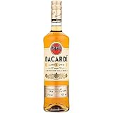 BACARDÍ Carta Oro Gold Rum, Vol. 37,5%, 70 cl / 700 ml, iconico rum dei Caraibi, ideale per il cocktail Cuba Libre