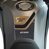 labelbike - Adesivo 3D Moto Paraserbatoio Protezione e Decorazione in Resina compatibile con Yamaha Tenere 700 2025 - Colore Oro