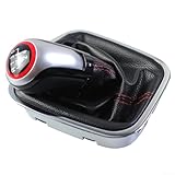 CashMuch Pomello del cambio con staffa per Polo 6R 6C 2011 2019, design ergonomico per una migliore presa e controllo