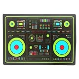 FkYstrix LED Equalizzatore Luminoso sonoro T-Shirt attivata per Adulti e Bambini novità Abbigliamento Festa Musica DJ Mostra Usura, O