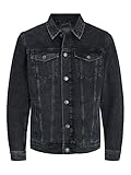 JACK & JONES MF 255 Noos Giacca, Black Denim, M Uomini