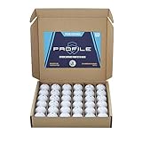 Wilson, Amazon Exclusive, Palline da golf Prime Distance Profile, Pacco da 36, Bianco, WGWR76000