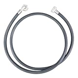 TERRARIDE Tubo Carico Lavatrice e Lavastoviglie 2 m per Temperature fino a 25°C Pressione da 20 a 60 Bar Connessione è Diritta e Angolata, 3/4, Antideflagrante