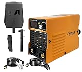 Mini Saldatrice inverter ad Elettrodo per Fabbro da 400 Ampere Super Compatta professionale con cavi e maschera display LCD digitale saldatrice elettrica portatile leggera
