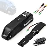 36V 48V Ebike Batteria 25Ah 20Ah 13Ah (Celle di Grado A), Hailong Batteria per Bici Elettrica Lungo Raggio con Caricabatterie Base 4Pin/5Pin per 1500W-200W Motore (36V 13Ah 4-Pin per 0-750W)