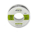 FILO STAGNO BOBINA STAGNO IN ROCCHETTO 60/40 100GR. 0,5MM PER SALDARE SALDATURA LABORATORIO HIGH QUALITY - NO CLEAN - AUTOSALDANTE - CON FLUSSANTE - (0,5mm 100gr)