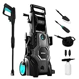 Cecotec Idropulitrice ad alta pressione HydroBoost 2400 AdvanceClean 2400 W, Casa, Giardino o Auto, Portata max 480 l/h, 180 bar di pressione massima, pompa in alluminio, raggio d'azione 14m