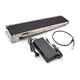 Toplionace Mini Distributore Automatico Trasportatore DC 24V 35rpm Acciaio Inossidabile, Nastro Trasportatore Automatico per Corsia di Carico 460x85mm, Carico 3,5-5kg (con il Potere)