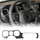KUNGKIC Per Fiat Panda 2013-2020 2021 2022 2023 2024 2025 Fibra di carbonio auto cruscotto tachimetro adesivo tachimetro decorativo accessorio interno regalo (nero)