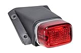 Riolo Fanalino di ricambio con supporto in gomma compatibile con Yamaha TT 350/600 59x per parafango posteriore con lampadina inclusa
