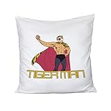 bubbleshirt Cuscino uomo tigre tigerman 40 X 40 cm con imbottitura in poliestere