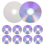 GALPADA 10 dischi CD-RW vuoti: Compact Disc riscrivibili - Supporti di registrazione audio - CD di backup per la masterizzazione di musica su computer, archiviazione e duplicazione di dati