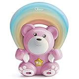 Chicco Rainbow Bear Proiettore Musicale, Luce Notturna Bambini e Neonati, Orsetto con Musica Rilassante e Proiezione Arcobaleno a Larghezza e Direzione Regolabile - Giochi Neonati 0+ Mesi