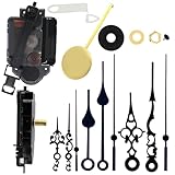 Sporgo Movimento a pendolo: silenzioso, al quarzo, orologio a pendolo con 3 lancette e pendolo, parti di riparazione fai da te, movimento a pendolo, fabbrica di ricambio per orologio a pendolo,