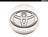 TOYOTA Aygo PZ406986702E - Coprimozzo originale per cerchi in lega, colore: Bianco Flash
