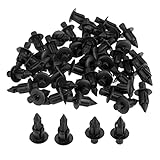 Mtsooning - Rivetti in plastica, 50 pezzi da 6 mm, clip di fissaggio per biciclette, carenature, pannelli portiera, per Honda, Yamaha, Suzuki, Kawasaki