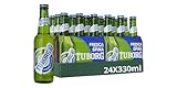 Tuborg, Cassa con 24 Bottiglie da 33cl, Birra Lager, Gusto Fresco e Dissetante, Gradazione Alcolica 5.0% Vol