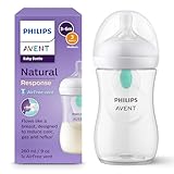 Philips Avent Biberon Natural Response da 260 ml con valvola Airfree, senza BPA, per neonati e bambini da 1 mese in su (modello SCY673/01)