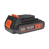 BLACK+DECKER 18V, 2.0AH, batteria agli ioni di litio, compatibile con tutti i prodotti BLACK+DECKER da 18V, BL2018-XJ