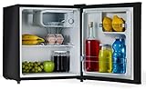 PremierTech Mini Frigo Bar, 45 Litri, Frigorifero Hotel, Ufficio, Casa, Farmacia, Risparmio Energetico, Porta Reversibile, Compatto, Libera Installazione, Termostato Regolabile, Nero, PT-F47B