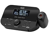 Trevi RC 85D8 DAB Radiosveglia DAB con Proiezione a Soffitto, Stazioni Radio Memorizzabili, Doppia Sveglia, Funzioni Snooze e Sleep, Display LED, Alimentatore in Dotazione