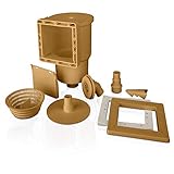 Gre AR100W - Skimmer per la Pulizia e la depurazione di Piscine Standard + valvola a Pressione. Sistema di filtrazione per Piscine. Colore Marrone, 24 x 21,5 x 31 cm.