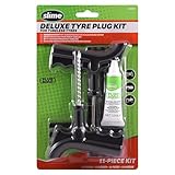 Slime 2040-5 Kit di riparazione pneumatici con tappi, Deluxe, contiene cordini, attrezzi e colla, 11 pezzi
