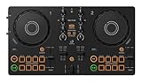 AlphaTheta/Pioneer DJ DDJ-FLX2 – Controller DJ 2 Canali Portatile USB per Principianti, Layout Professionale, Compatibile con Servizi di Streaming Musicale – Perfetto per Nuovi DJ