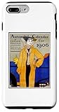 Custodia per iPhone 7 Plus/8 Plus Calendario vintage 1906 - Autista donna e auto d'epoca