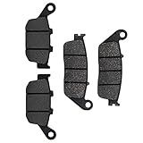 LOPART Moto Anteriore Posteriore Pastiglie Freno per Honda NC 750 X ABS DCT 2014 2015 2016 2017 2018 2019 2020 2021 Accessori (Color : Front And Rear)