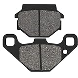AHL 1 paio di pastiglie freno posteriori per moto Compatibile con APRILIA RX 125(Front & Grimeca Rear caliper) 2008-2012/SX 125 2008-2013/KAWASAKI KSR1 (KMX 50 B1/B2) 1990-1991