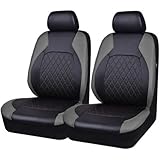 Coprisedili Auto Anteriore Per Mini Hatch R50 R56 F55 F56 JCW/One/One D/Cooper/S 2001 2002 2003 2004-2024,Pelle Impermeabile Set Copri-Sedile Comodo Protezione Sedili Anteriori Coprisedile Accessori