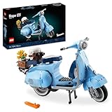 LEGO Icons Vespa 125, Kit Modellismo per Adulti in Mattoncini, Idea Regalo Creativa per Uomo, Donna, Lui o Lei di Compleanno, Replica Piaggio Anni 60 da Costruire, Hobby Rilassante da Collezione 10298