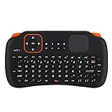 VBESTLIFE Mini Tastiera Wireless con Mouse Touchpad, Tastiera Wireless Ricaricabile a 2,4 GHz a 83 Tasti per PC, per TV Box, per per HTPC