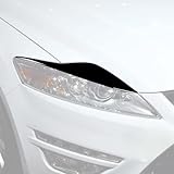 FELEA Copricapo Anteriore Copri Sopracciglia Copricapo Copricerchi Copricerchi per Ford Mondeo MK4 2007-2013 Esterno Auto di Ricambio (1 Paio)
