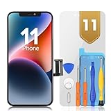 bokman Schermo Display LCD per iPhone 11 Nero, Touch Screen Digitizer Parti di Ricambio con Strumenti di Riparazione