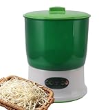 Germogli di Fagioli – Germogli Elettrico multistadio | Germogliatore Completamente Automatico efficiente Allevamento per Medica Verdure Germe di frumento Fresco Uso Domestico Tavolo da Cucina