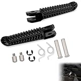 Hokuotolite Poggiapiedi, pedali anteriori/poggiapiedi conducente per YAMAHA YZF-R1 2012-2023, YZF-R1 World GP 60th Anniversary Edition 2022, YZF-R1M 2015-2023, YZF-R1S 2016-2018 (nero)