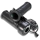 E Bike Full Twist Throttle 3 Pin, bicicletta elettrica, scooter, Ebike mano destra, impugnatura sinistra, SM JST spina femmina 12 V 24 V 36 V 48 V 52 V 60 V 72 V e adatto a manubri da 22 mm