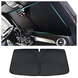 DATOZA Auto Parabrezza Parasole, per Ford Kuga (CX482) Titanium/X/ST Line 2019 2020 2021 2022 2023 Pieghevole Sun Shades Windshield Cover Interno Tendine Parasole Accessori