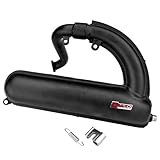 Faco Marmitta Scarico Espansione Racing Siluro compatibile con PIAGGIO VESPA 50 SPECIAL L R N